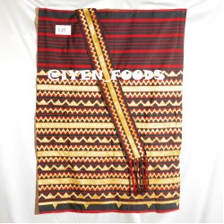 A89 KAIN TAPIS ABUNG BAHAN HITAM MOTIF KAPAL KE ATAS